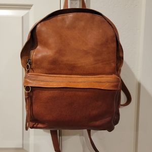 Madewell Womens  The Lorimer Backpack English Saddle Leather